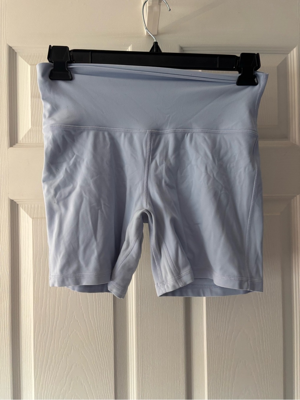 lululemon athletica Pale Blue High-Rise Bike Shorts